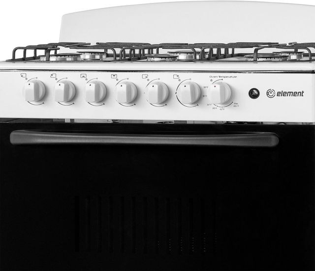 Element® 30” White Freestanding Gas Range-4