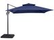 Furniture of America® Hero Blue Aluminum/Polyester Outdoor Patio Umbrella and Base-0