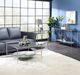 ACME Furniture Adelrik Glass Coffee Table with Chrome Base-4