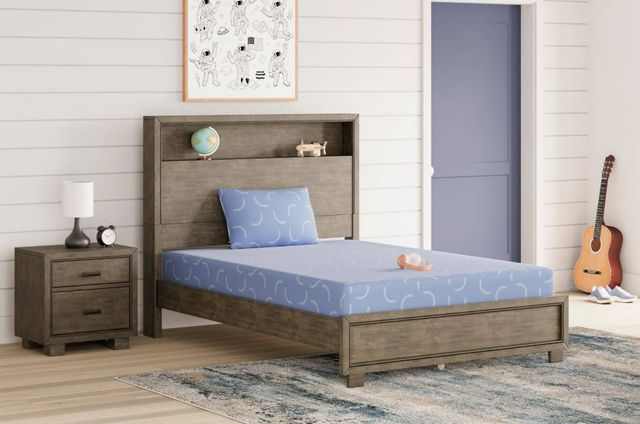 Sierra Sleep® By Ashley® iKidz 7" Memory Foam Firm Euro Top Twin Mattress and Pillow in a Box-4