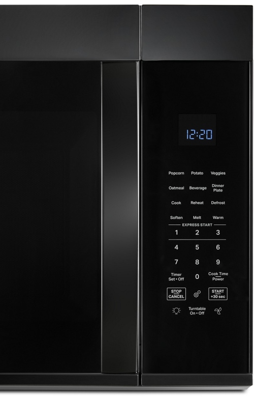 Whirlpool® 1.9 Cu. Ft. Black Over the Range Microwave