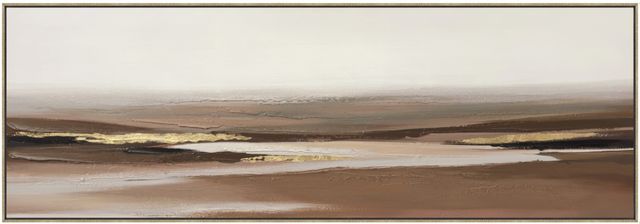 Classy Living Organic Brown Horizons Wall Art-0