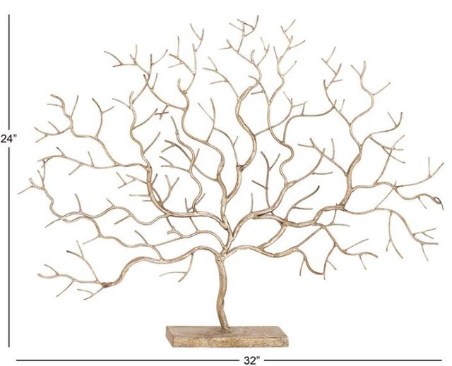Deco Marche Silver 32'' Tree Sculpture-2