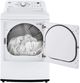 LG 7.3 Cu. Ft. White Front Load Gas Dryer-4