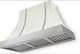 AGA Cascade 48" White Wall Mounted Range Hood with Polished Chrome Trim-0