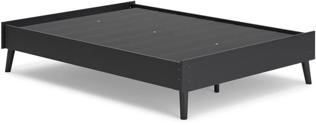 Signature Design by Ashley® Charlang Black Queen Platform Bed-1