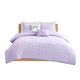 Olliix by Urban Habitat Kids Callie Lavender Twin Cotton Jacquard Pom Pom Comforter Set-0