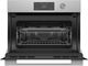 Fisher & Paykel Series 7 24” Brushed Silver Glass Contemporary Compact Convection Electric Speed Oven-1