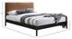 Meridian Furniture Abigail Cognac/Black King Upholstered Panel Bed-4