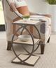 American Drew® Windover Unison Light Brown Accent Table with Black Base-1