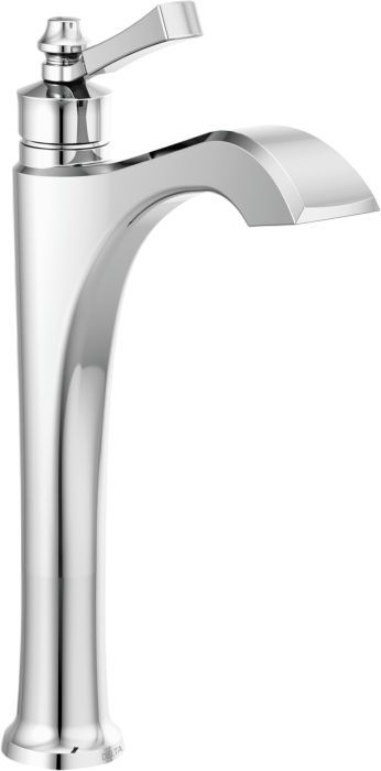 Delta Dorval® Chrome Single Handle Vessel Bathroom Faucet-0