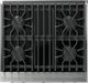 Viking® 5 Series 30" Daffodil Pro Style Dual Fuel (LP) Range with Polished Chrome Trim-4