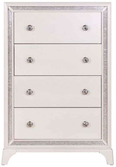 Steve Silver Co. Cassie Pearl 5-Drawer Illuminating Chest-2