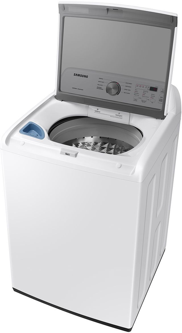 Samsung White Top Load Washer & Electric Dryer Laundry Pair-4