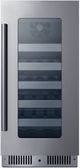 Summit® 15" Stainless Steel Built-In Wine Cooler-0