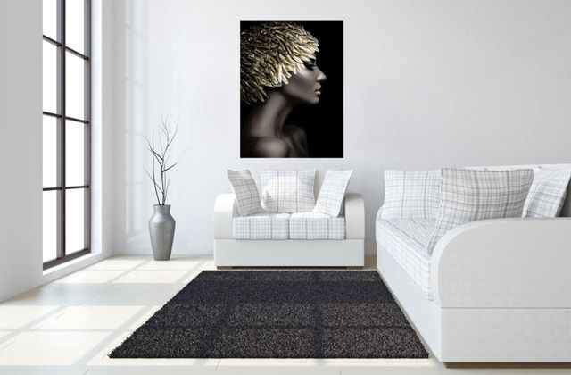 Classy Living Silent Gold Wall Art-1