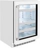 ZLINE Touchstone 5.2 Cu. Ft. Stainless Steel Beverage Center with White Matte Glass Door-3