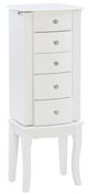 Powell® Jasmine White Jewelry Armoire-0