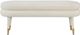 TOV Furniture Betty Cream Bench-1
