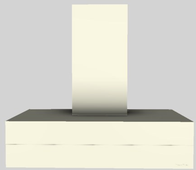 Vent-A-Hood® 36" Biscuit Contemporary Wall Mounted Range Hood-0