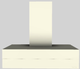 Vent-A-Hood® 36" Biscuit Contemporary Wall Mounted Range Hood-0