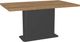 Table à manger rectangulaire personnalisable de 60 po avec plateau en merisier massif de 1,5 po de Amisco Lucarelli-0