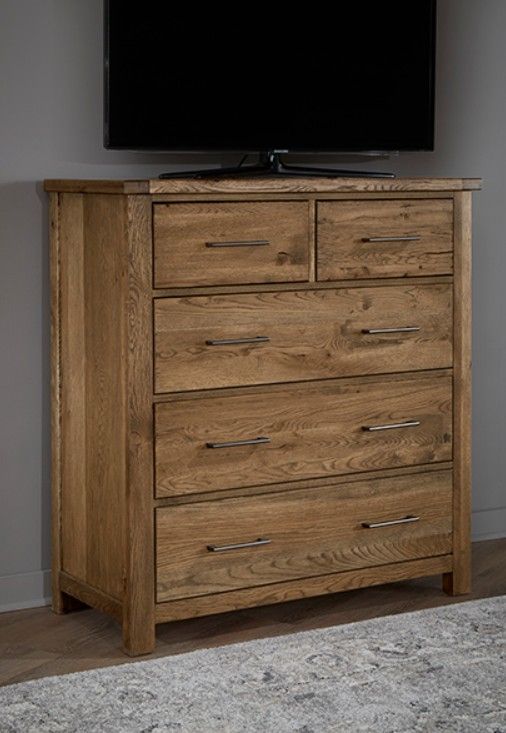 Vaughan-Bassett Dovetail Natural Standing Dresser-1