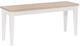 TEI Natural/White Dining Bench-0
