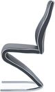 Global Furniture USA Dark Gray/White Dining Side Chair-3