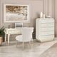 Michael Amini® La Rachelle 3-Pieces Chardonnay/Medium Champagne Vanity Set-1