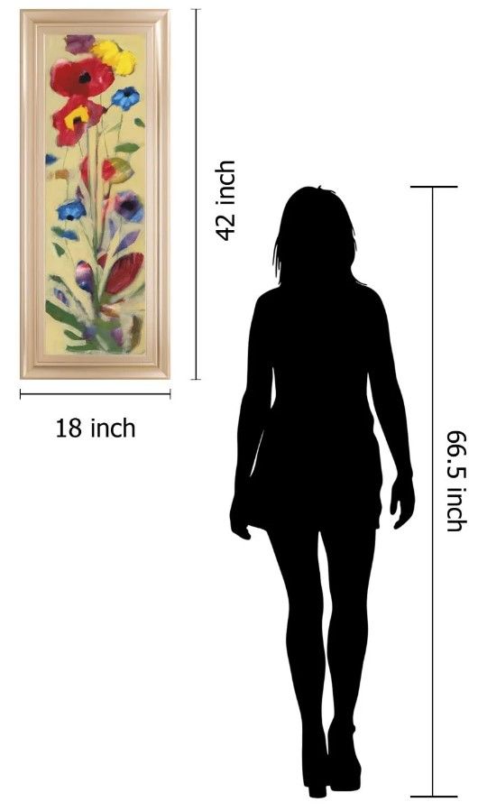 Classy Art Wildflower I By Jennifer Zybala Wall Art-3