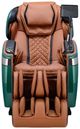 Cozzia® Qi™ XE Pro Cappuccino/Emerald Green Power Massage Chair-3