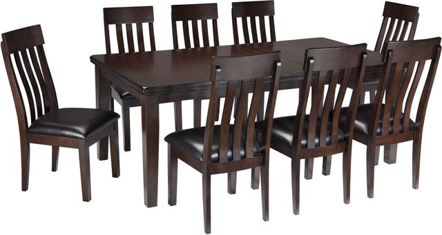 Signature Design by Ashley® Haddigan 9-Piece Dark Brown Dining Set-0