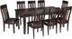Signature Design by Ashley® Haddigan 9-Piece Dark Brown Dining Set-0