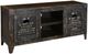 Horizon Home® Graffiti Black 60" Entertainment Console-0