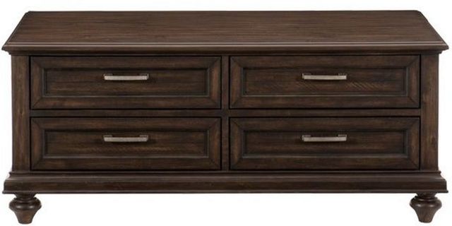 Homelegance® Cardano Driftwood Charcoal Cocktail Table-3