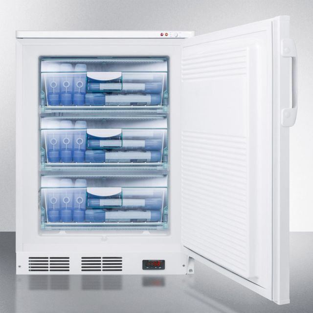 Accucold® 24" 3.2 Cu. Ft. White Upright Freezer-3