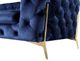 VIG Furniture Divani Casa Quincey 3-Piece Blue Velvet Sofa Set-2