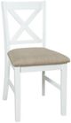 Jofran Inc. Hobson Beige/White X-Back Desk Chair-0
