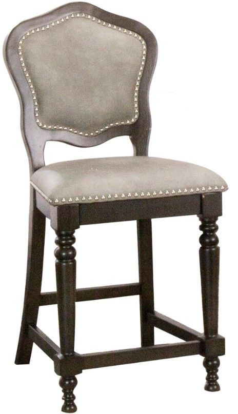 Cramco Vegas 5-Piece Distressed Gray Counter Height Game Table-2