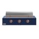 Caliber™ Rockwell Social 48" 3-Burner Cobalt Built-In Natural Gas Grill with Copper Hardware-1