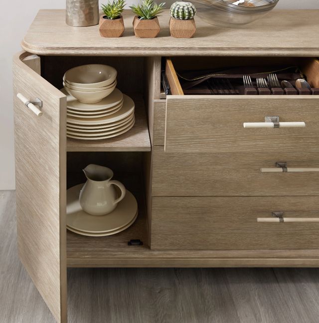 Hooker® Furniture Affinity Greige Sand Blasted Server-3