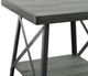 Emerald Home Chandler Antique Gray End Table with Steel Gray Base-1