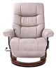 BenchMaster Valencia II Light Gray Manual Flip-Up Footrest Recliner-1