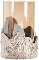 Crestview Collection Kiera Silver Candleholder-0