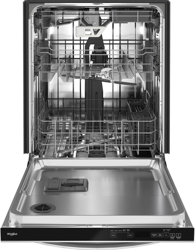 Whirlpool® 24" Fingerprint Resistant Stainless Steel Built In Dishwasher-1