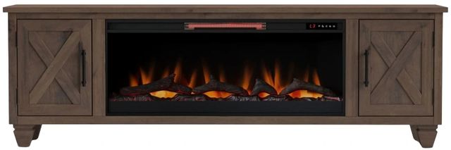 Legends Home Real Cozy Liberty Barnwood 78" Fireplace Console-0