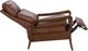Best® Home Furnishings Ryberson Cognac/Dark Walnut Leather Manual High Leg Recliner-3