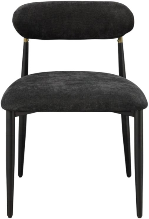 ACME Furniture Jaramillo 2-Piece Black Upholstered Side Chair Set-3