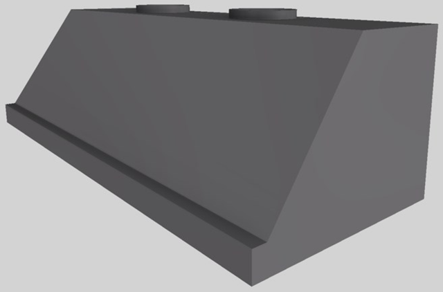 Vent-A-Hood® 60" Wall Mounted Range Hood-Gunsmoke-1